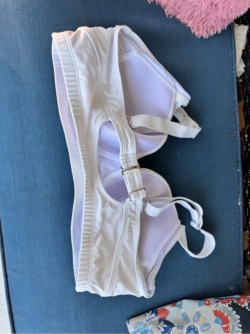 Auqa Eve Supportive White Underwire Bikini Top - Picture 4 of 8